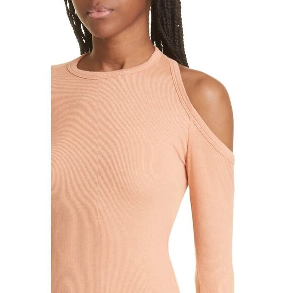 Alix NYC Elton Single Cold Shoulder Long Sleeve Body-Con Dress XSmall Womens - Picture 4 of 9